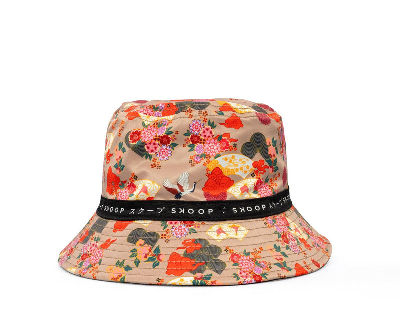 Tan Hana Reversible Bucket Hat - SKOOP