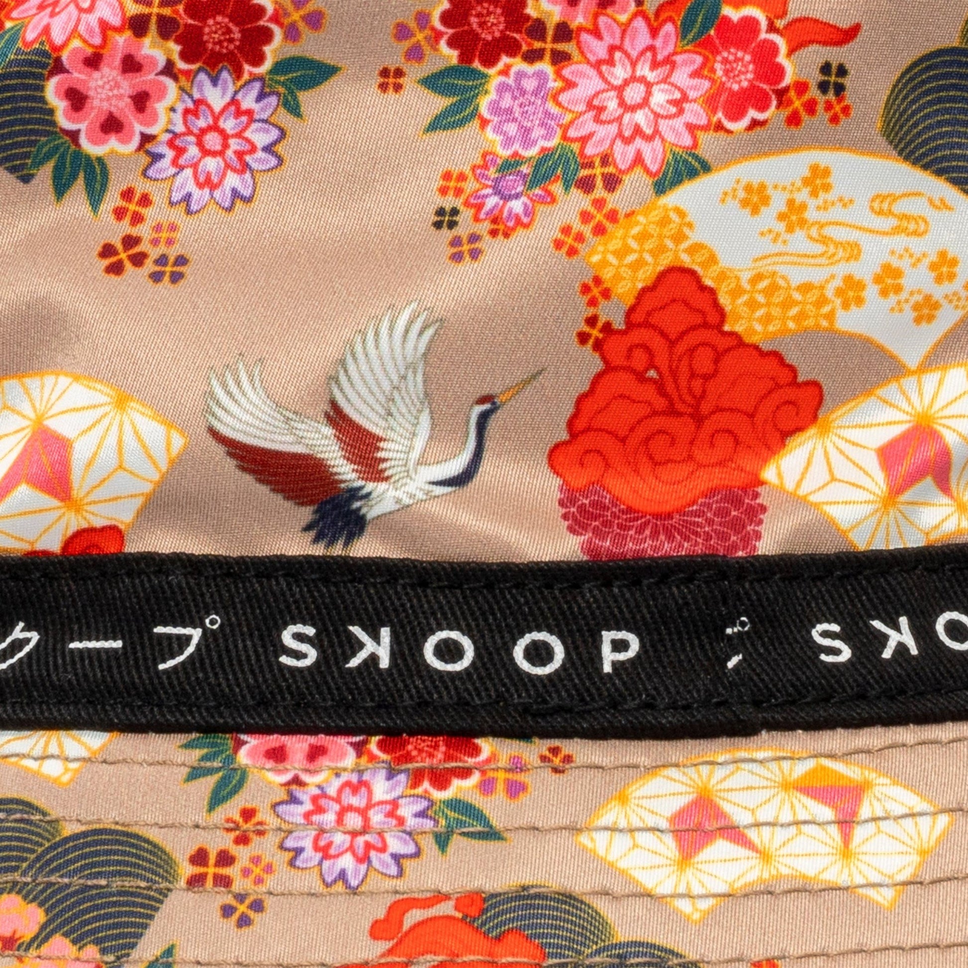 Tan Hana Reversible Bucket Hat - SKOOP
