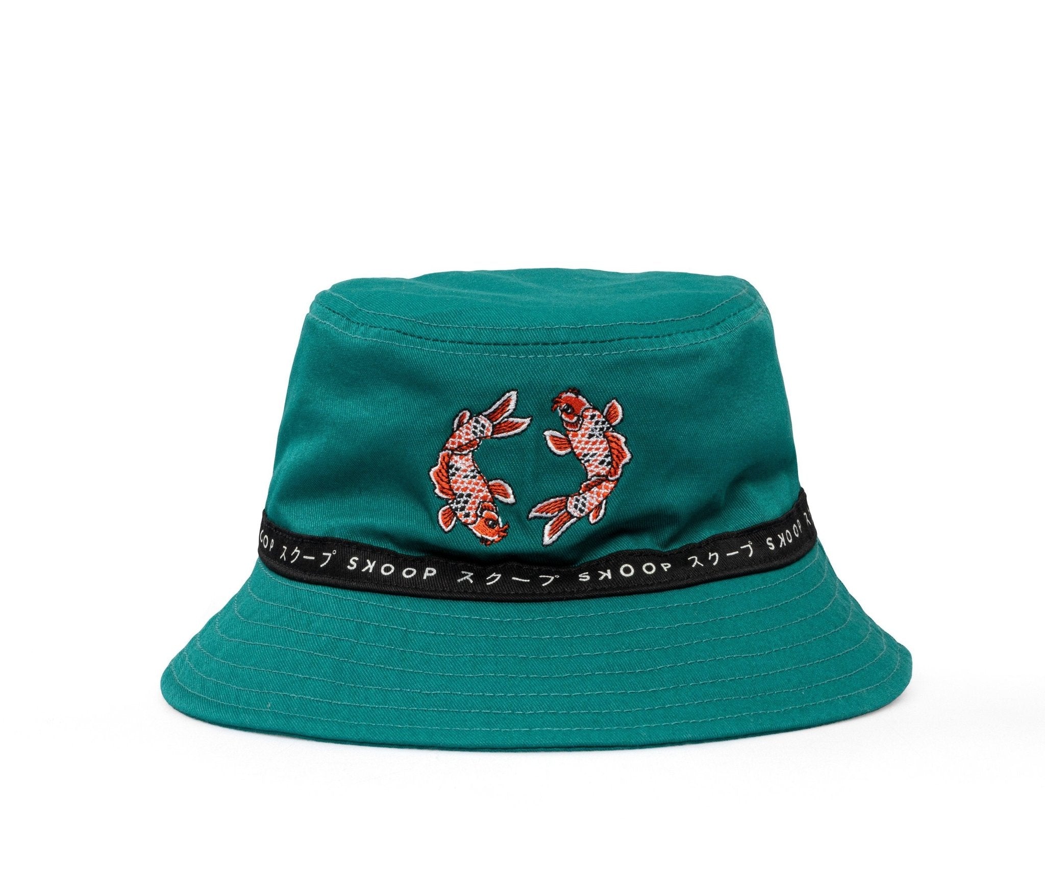 Teal Koi Reversible Bucket Hat - SKOOP