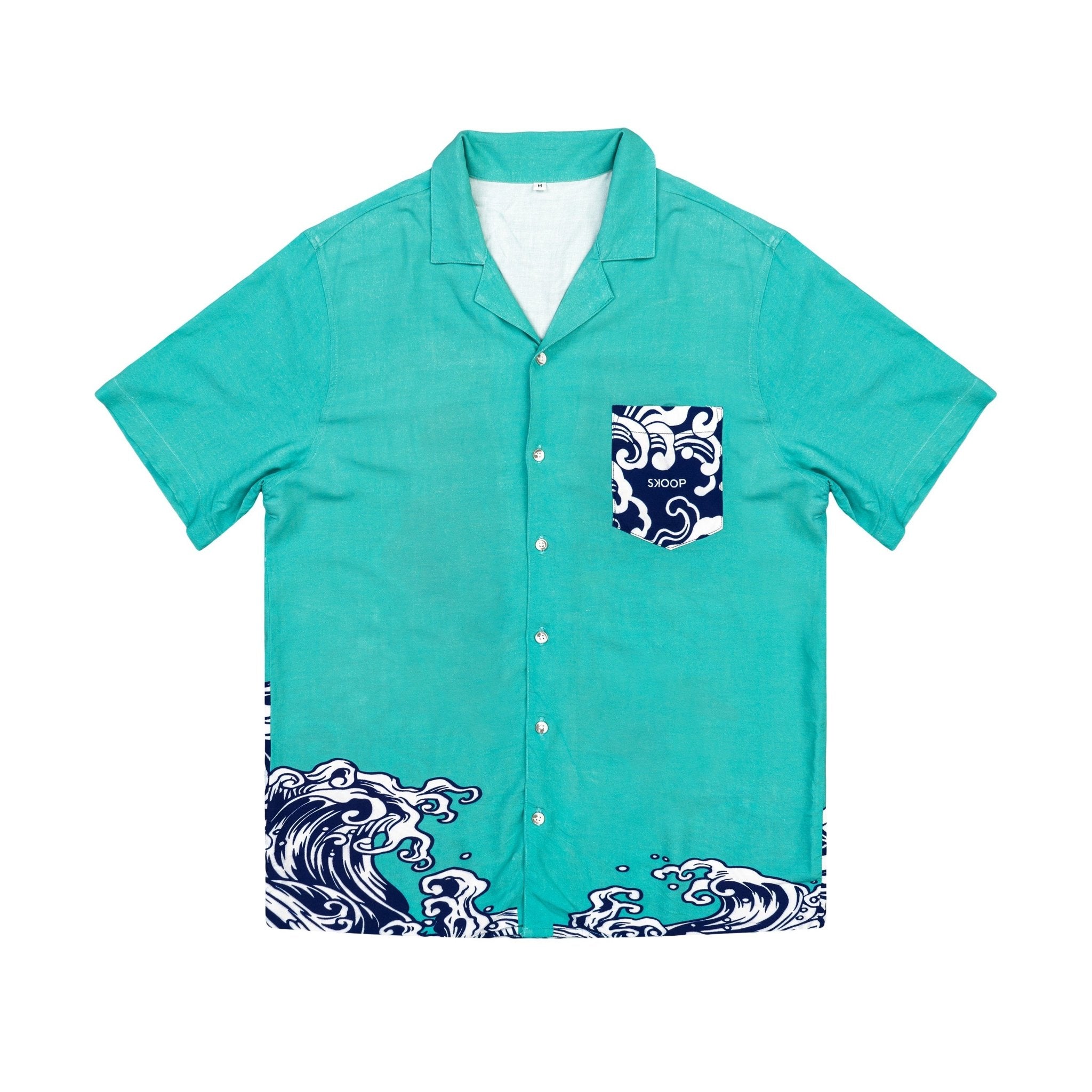 Teal Carp Oversized Polo - SKOOP