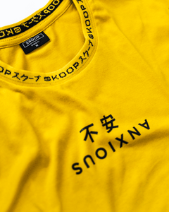 Anxious Signature Yellow Tee - SKOOP