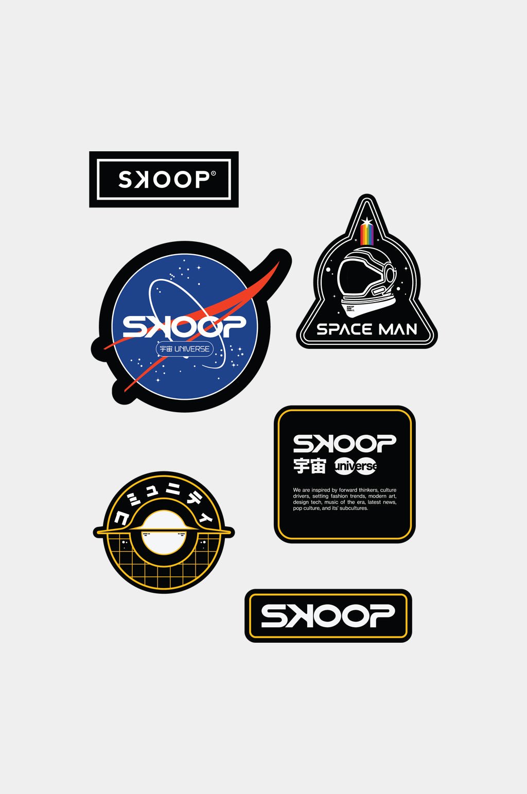 10 PIECES STICKERS - SKOOP