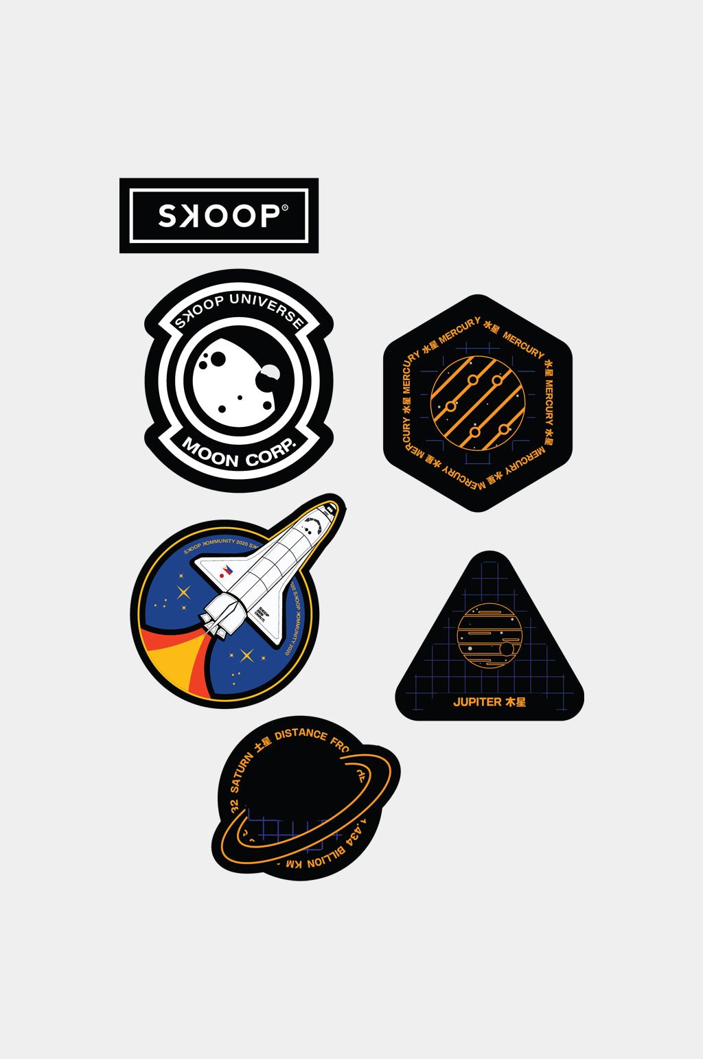 10 PIECES STICKERS - SKOOP