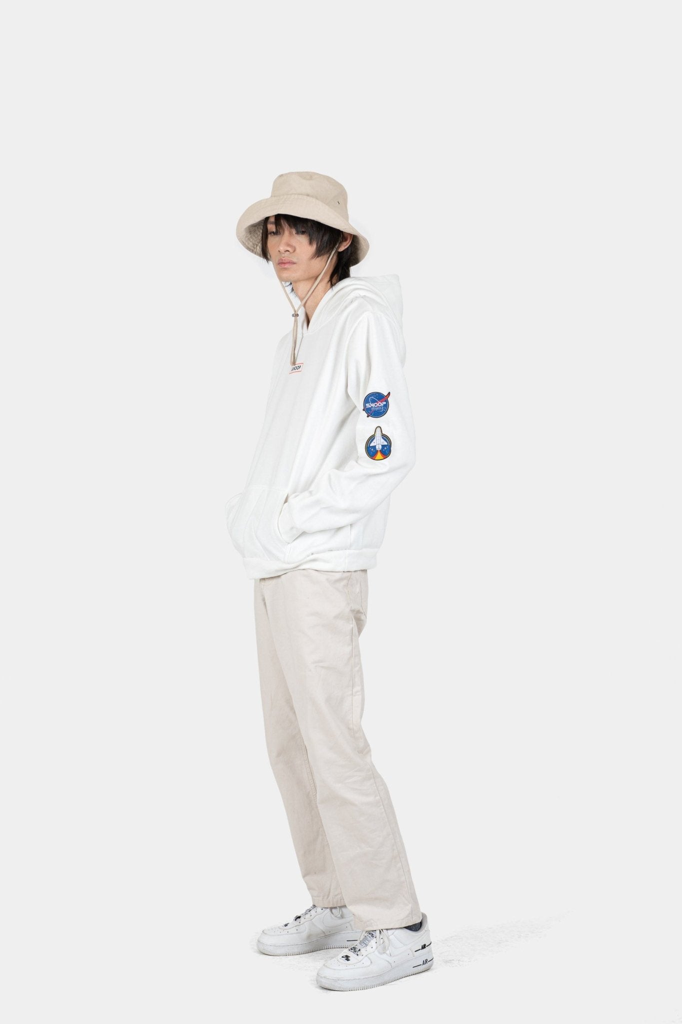 Universe - White Gravity Hoodie - SKOOP