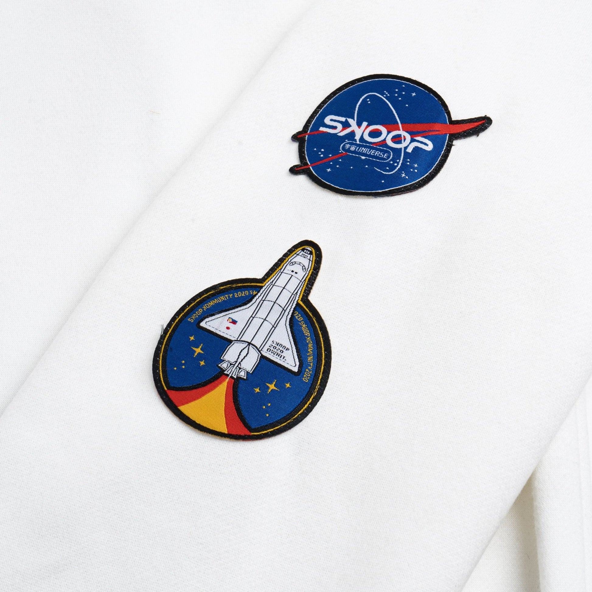 Universe - White Gravity Hoodie - SKOOP