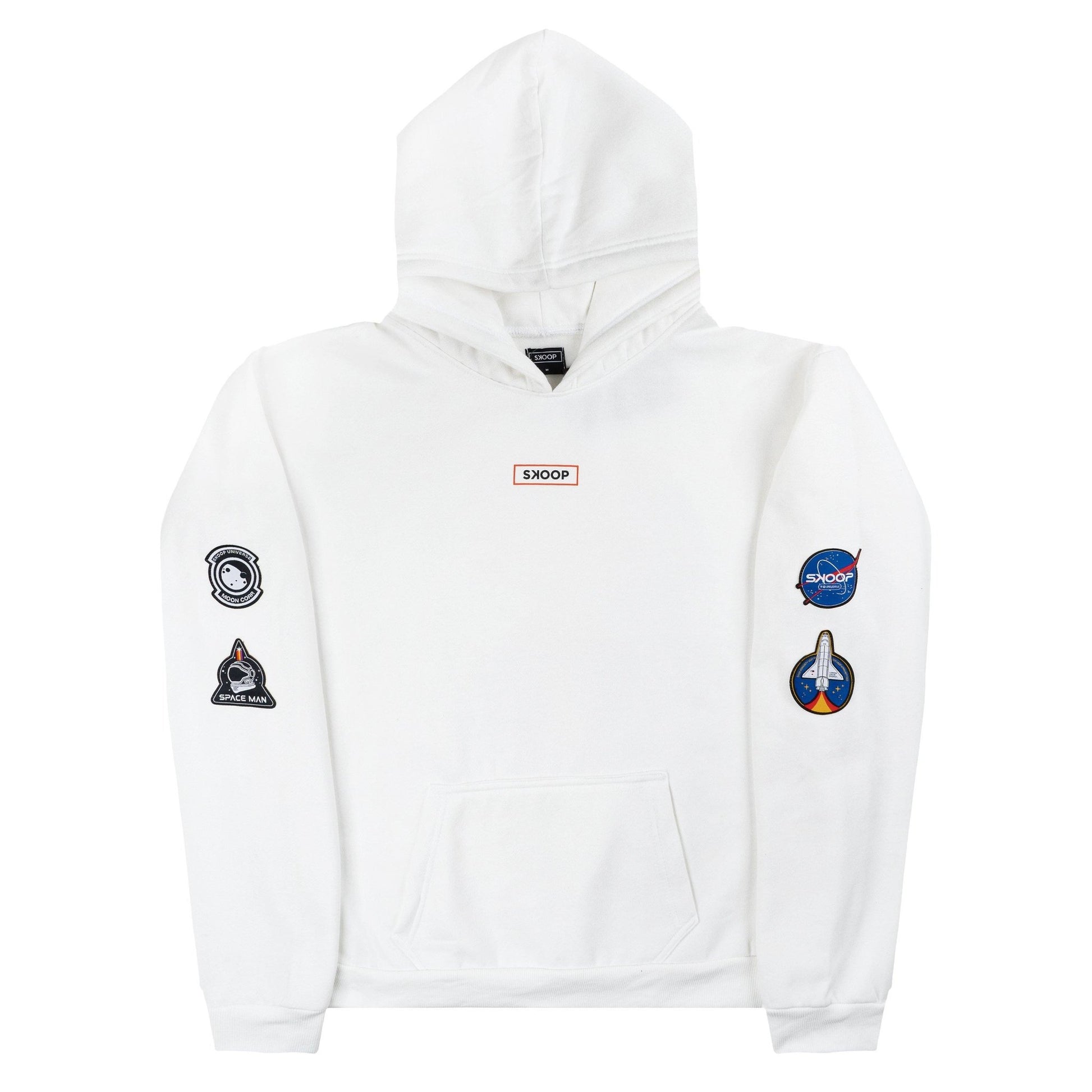 Universe - White Gravity Hoodie - SKOOP