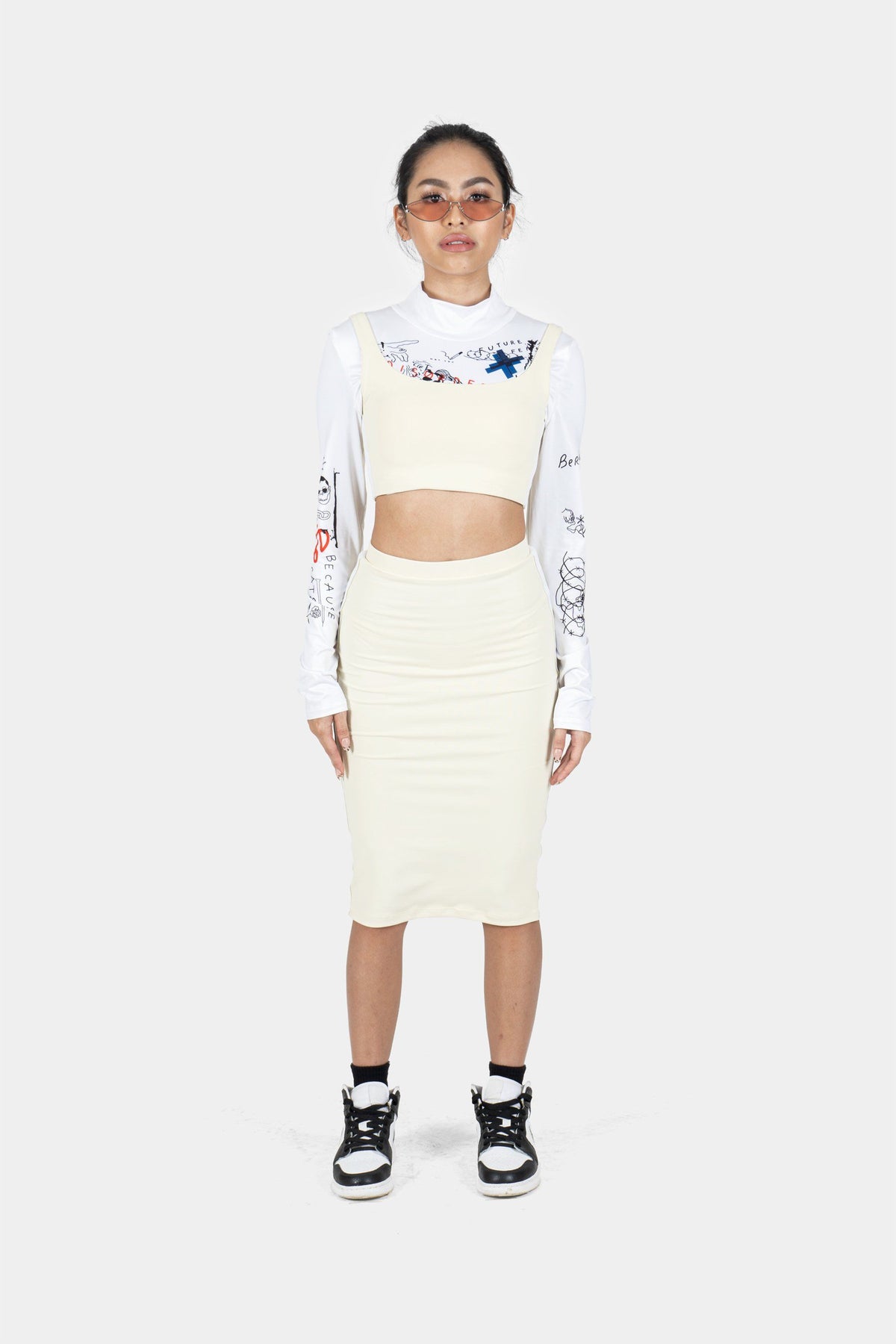 Pencil Skirt - Lemon Drop - Skoop Kommunity