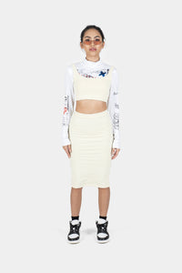 Pencil Skirt - Lemon Drop - Skoop Kommunity