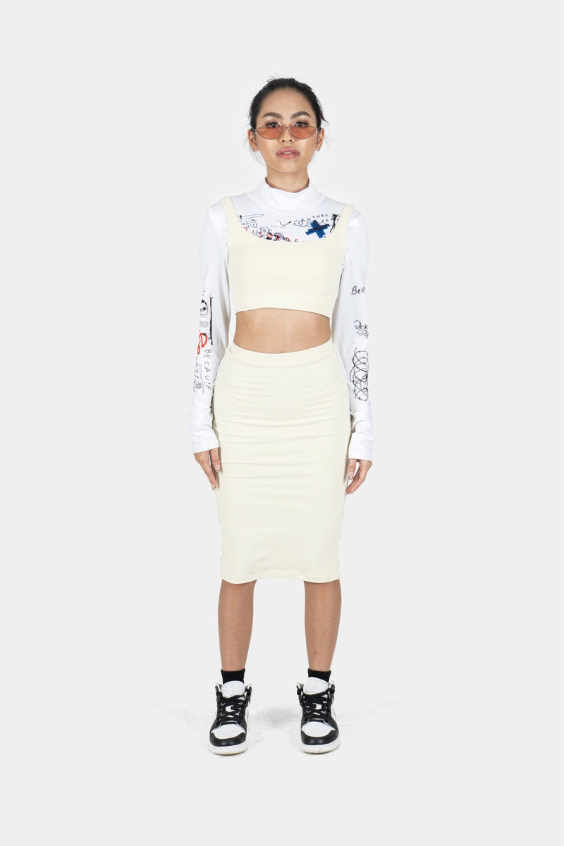 Essentials - Crop Top - Lemon Drop - SKOOP
