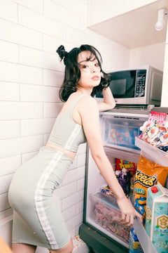 Essentials - Crop Top - Avocado - SKOOP