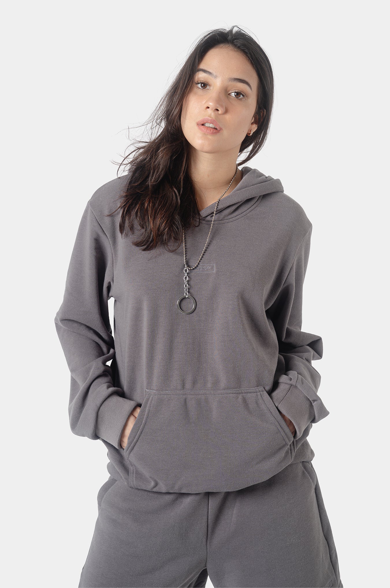 SKOOP® BASIKS HOODIE CHARCOAL - SKOOP