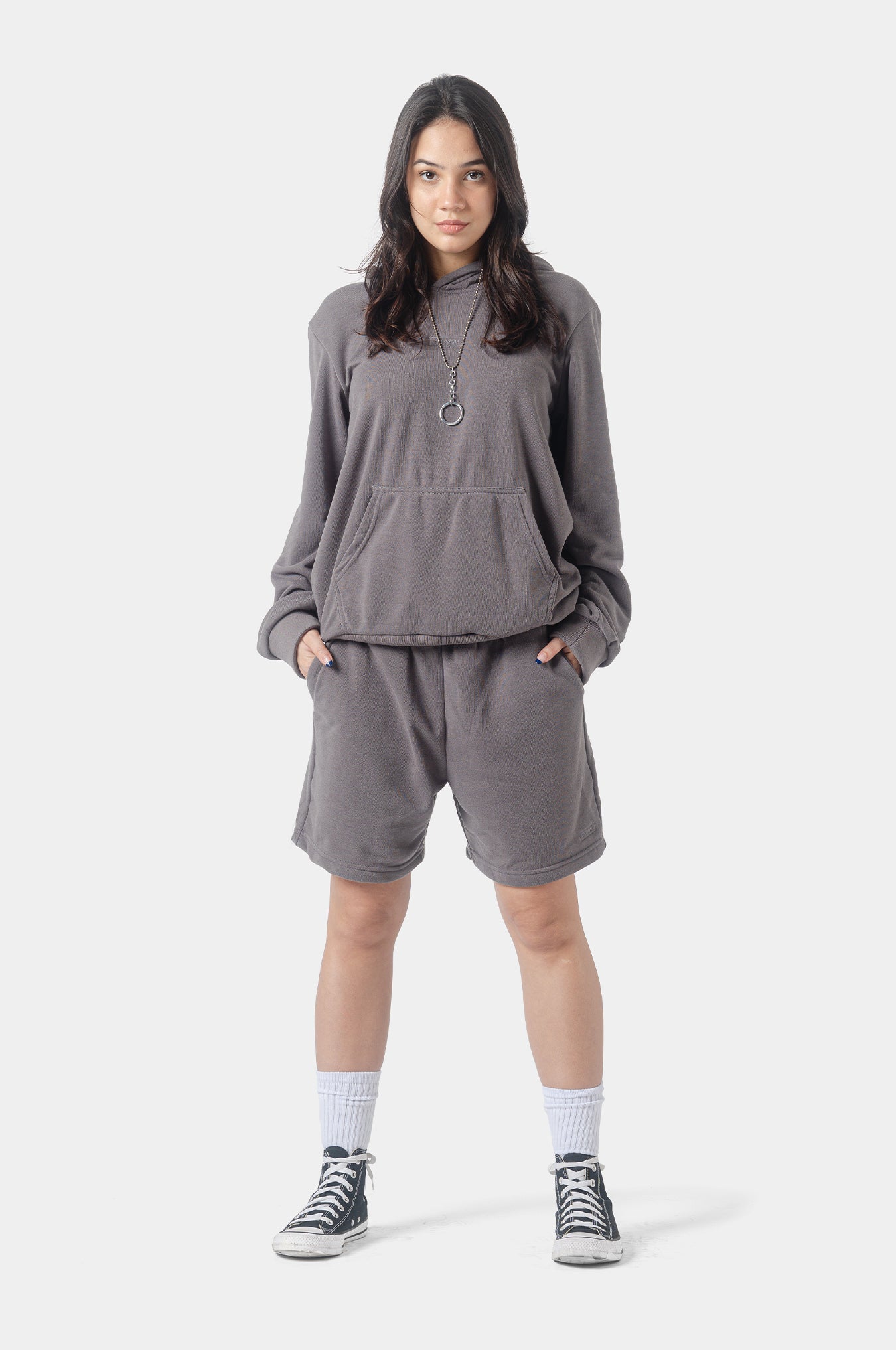 SKOOP® BASIKS HOODIE CHARCOAL - SKOOP