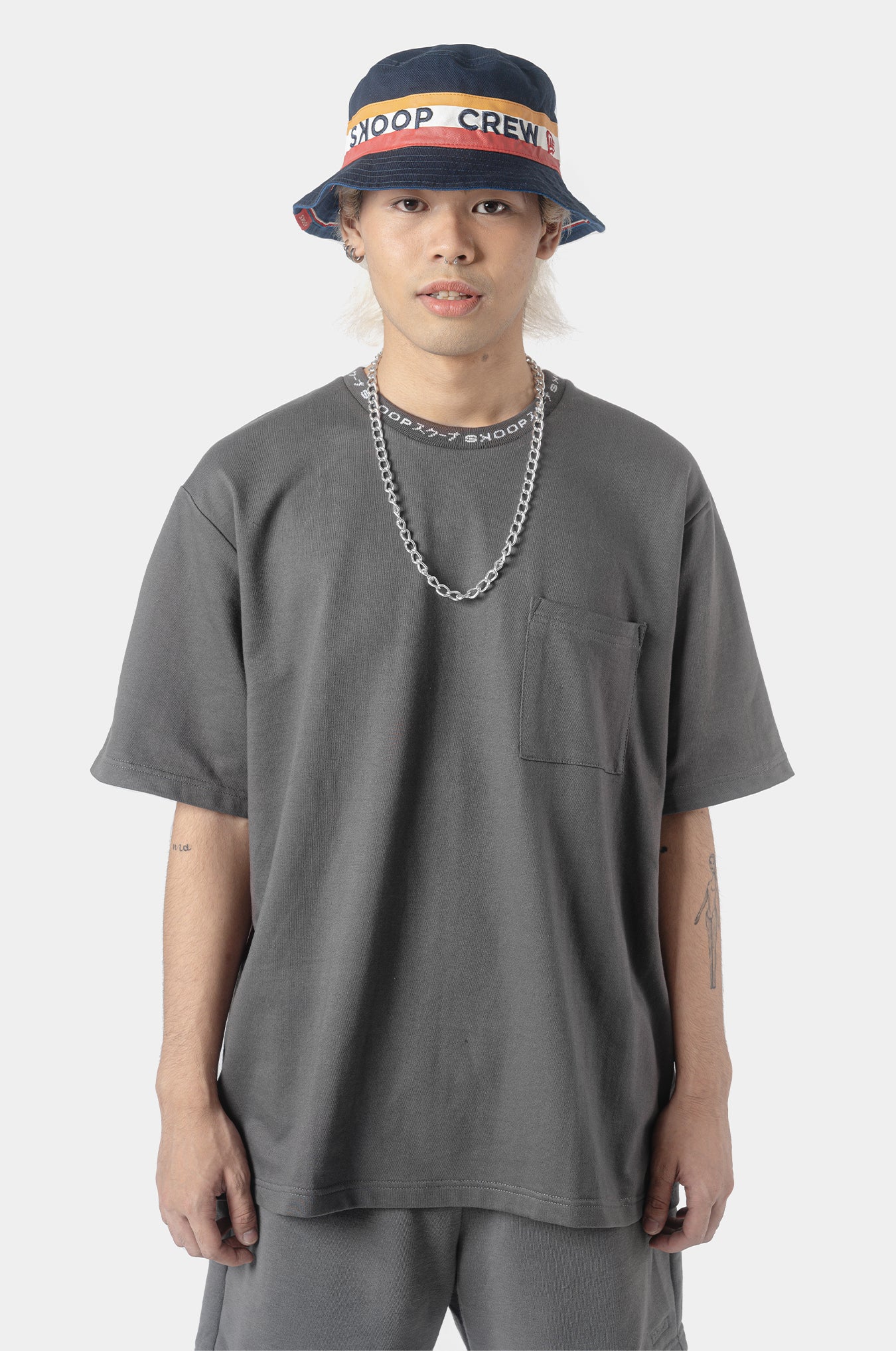 SKOOP® Basiks Box Tee Charcoal - SKOOP