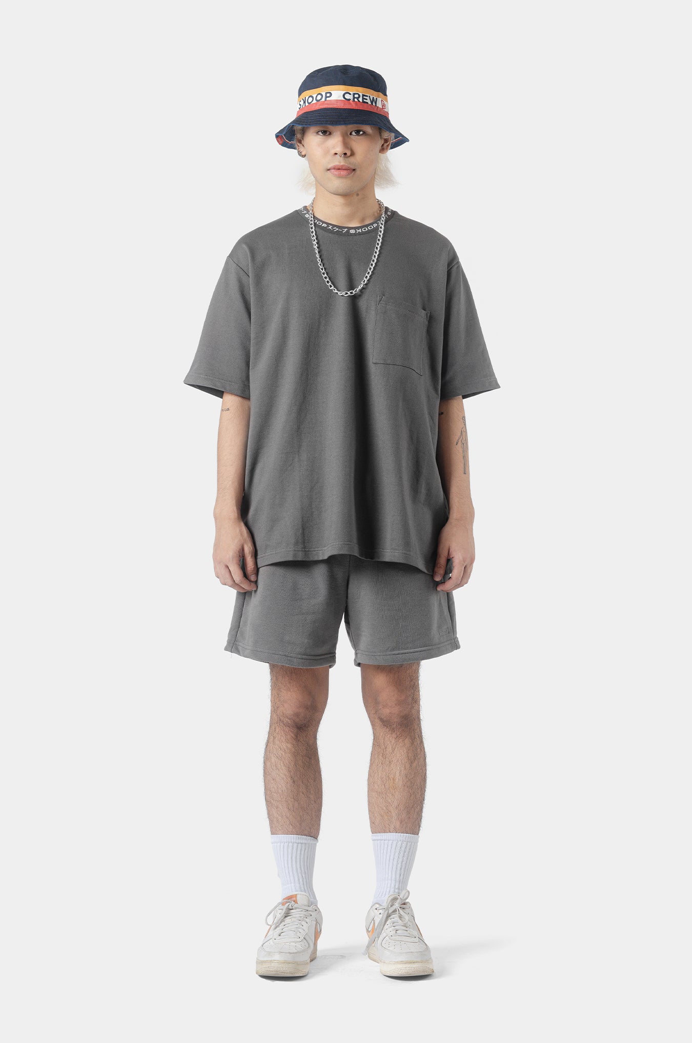 SKOOP® Basiks Box Tee Charcoal - SKOOP