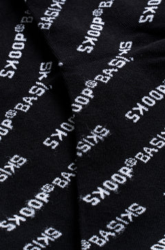SKOOP® Basiks Pattern Dress Socks Black - SKOOP