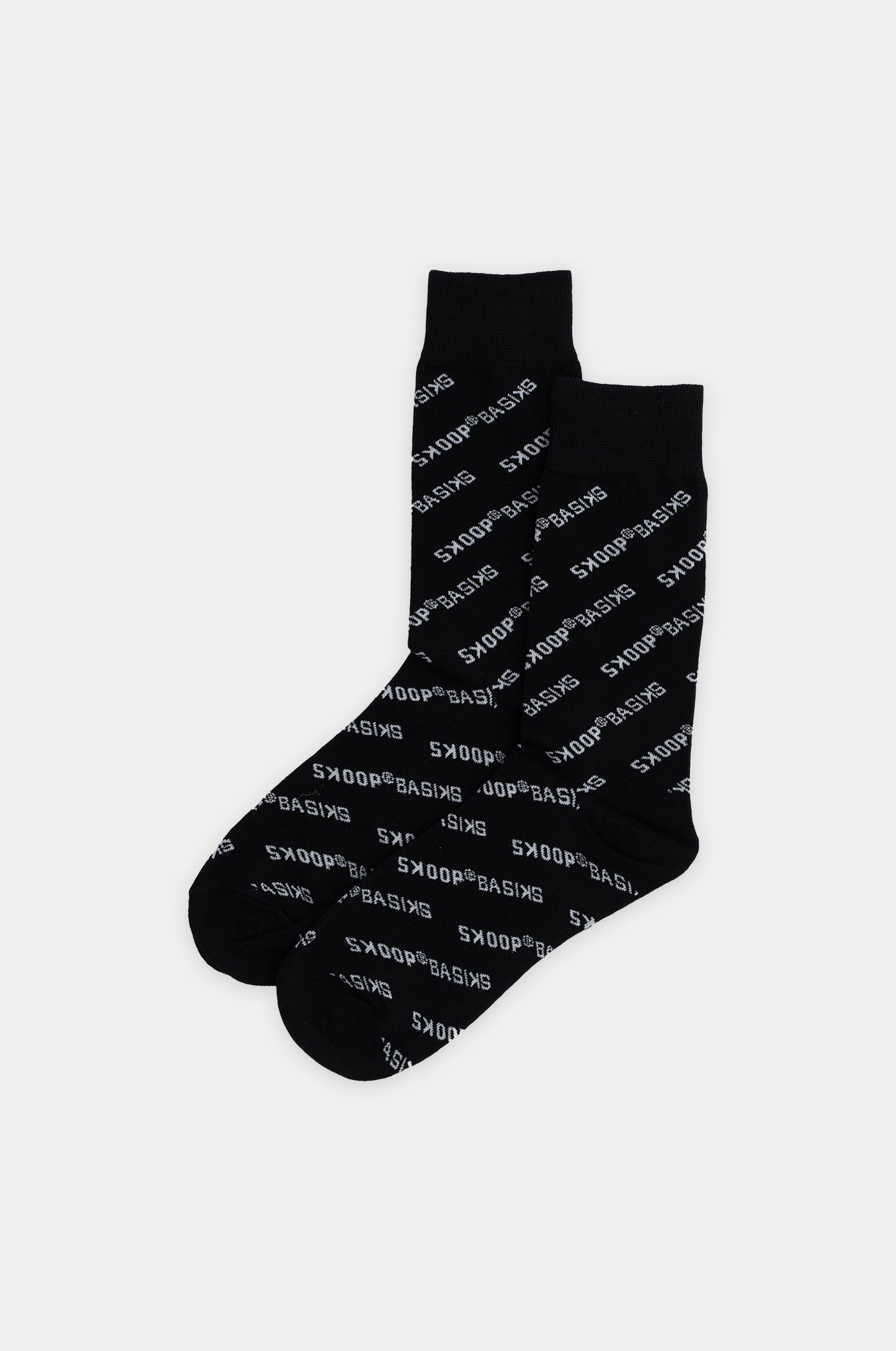 SKOOP® Basiks Pattern Dress Socks Black - SKOOP