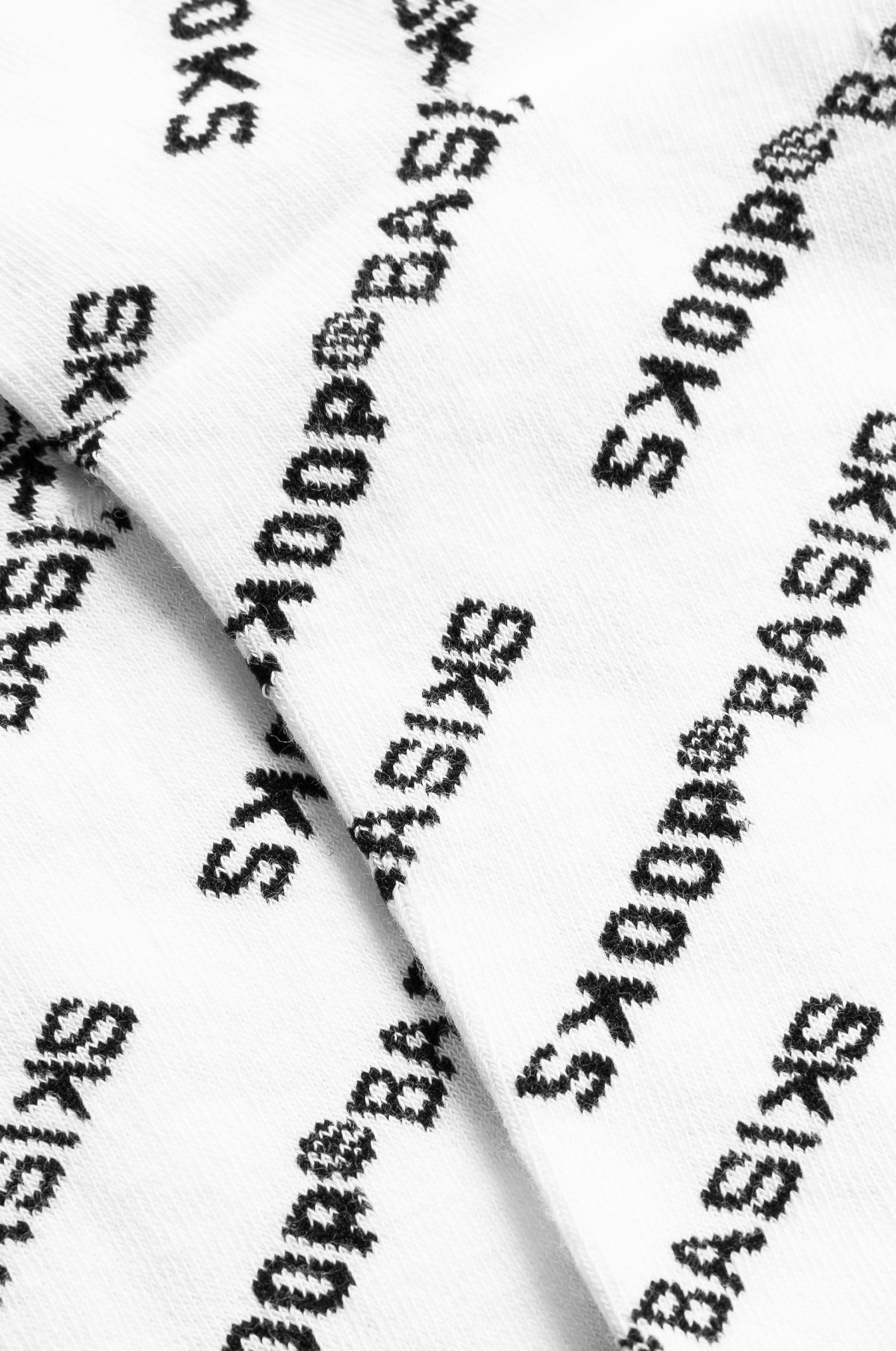 SKOOP® Basiks Pattern Dress Socks White - SKOOP