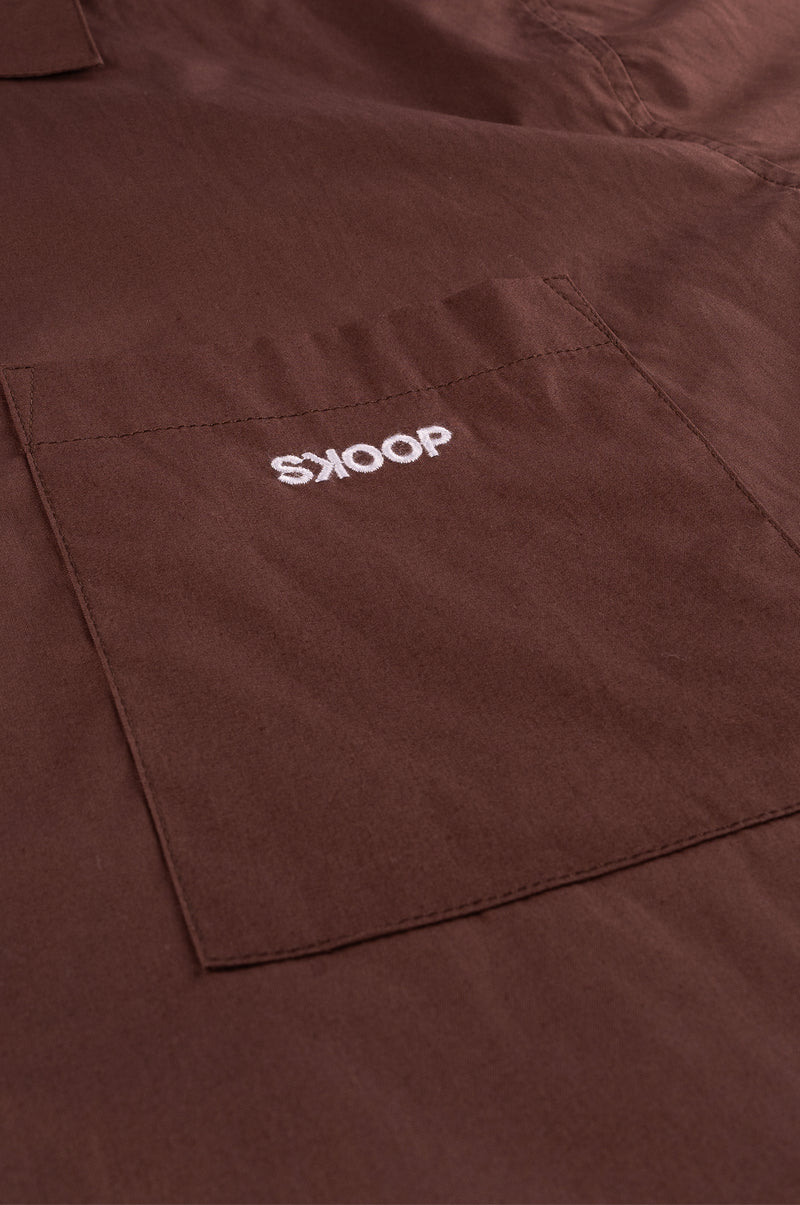SKOOP® Basiks Boxed Button Down Choco - SKOOP