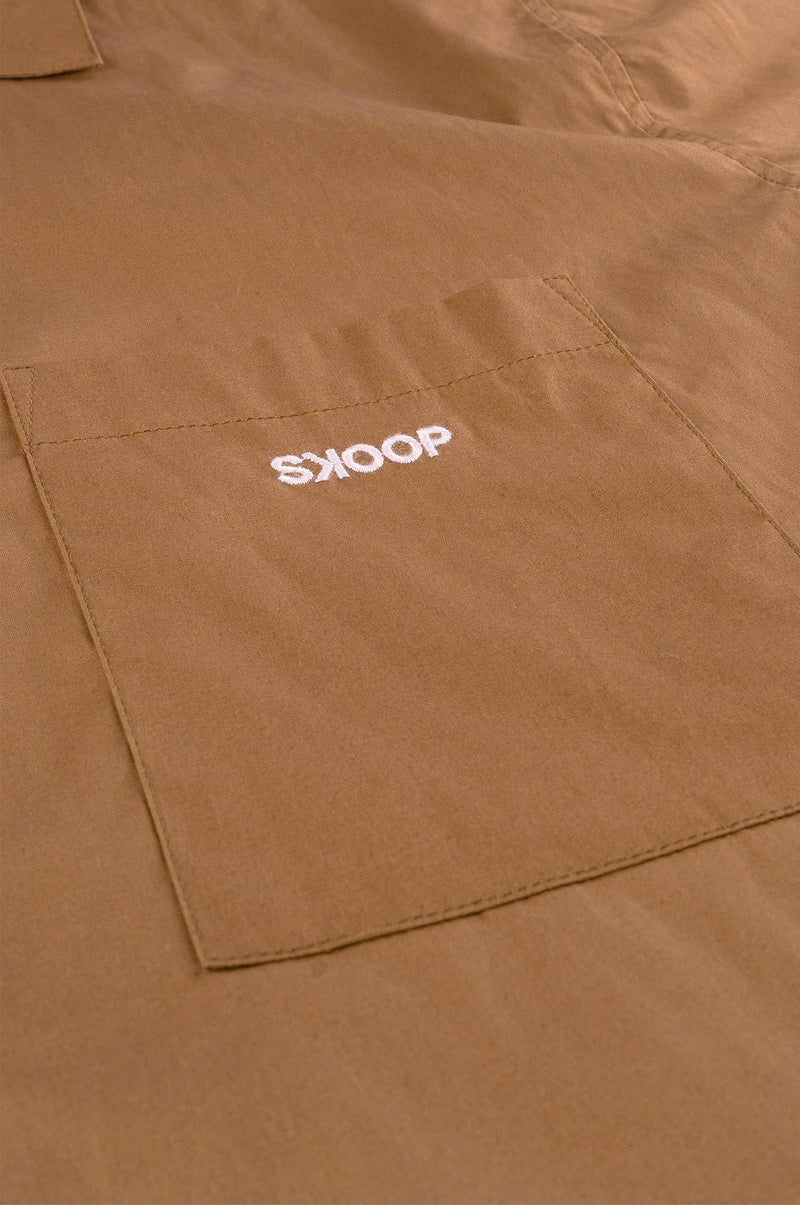 SKOOP® Basiks Boxed Button Down Camel - SKOOP