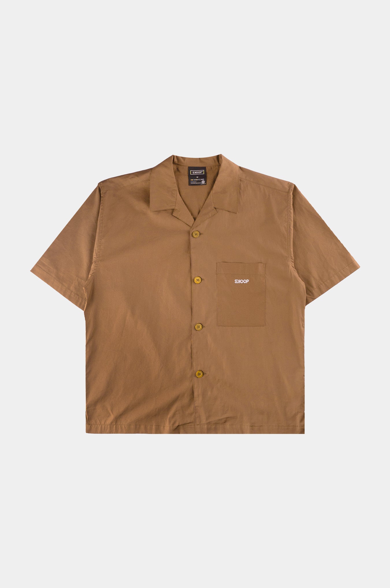SKOOP® Basiks Boxed Button Down Camel - SKOOP