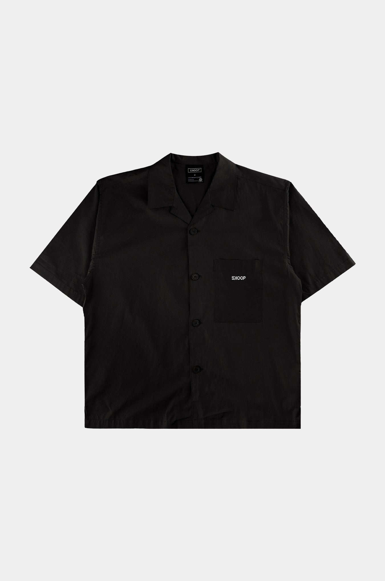 SKOOP® BASIKS BOXED BUTTONDOWN ONYX BLACK | SKOOP Kommunity