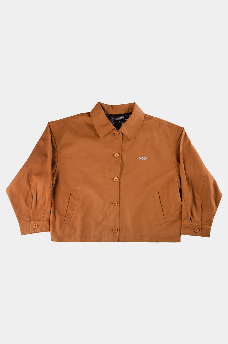 SKOOP® Basiks Female Boxed Cropped Jacket Camel - SKOOP