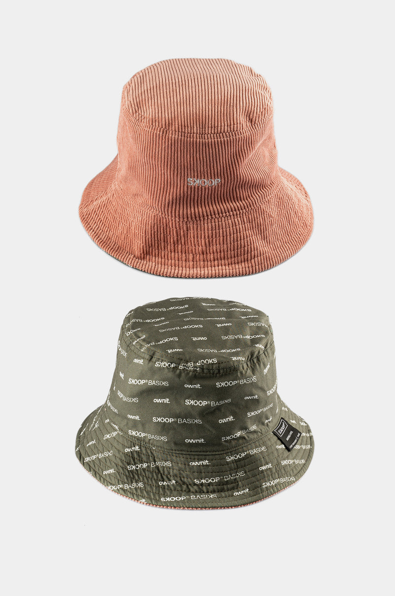 SKOOP® Basiks Reversible Bucket Hat Coral - SKOOP