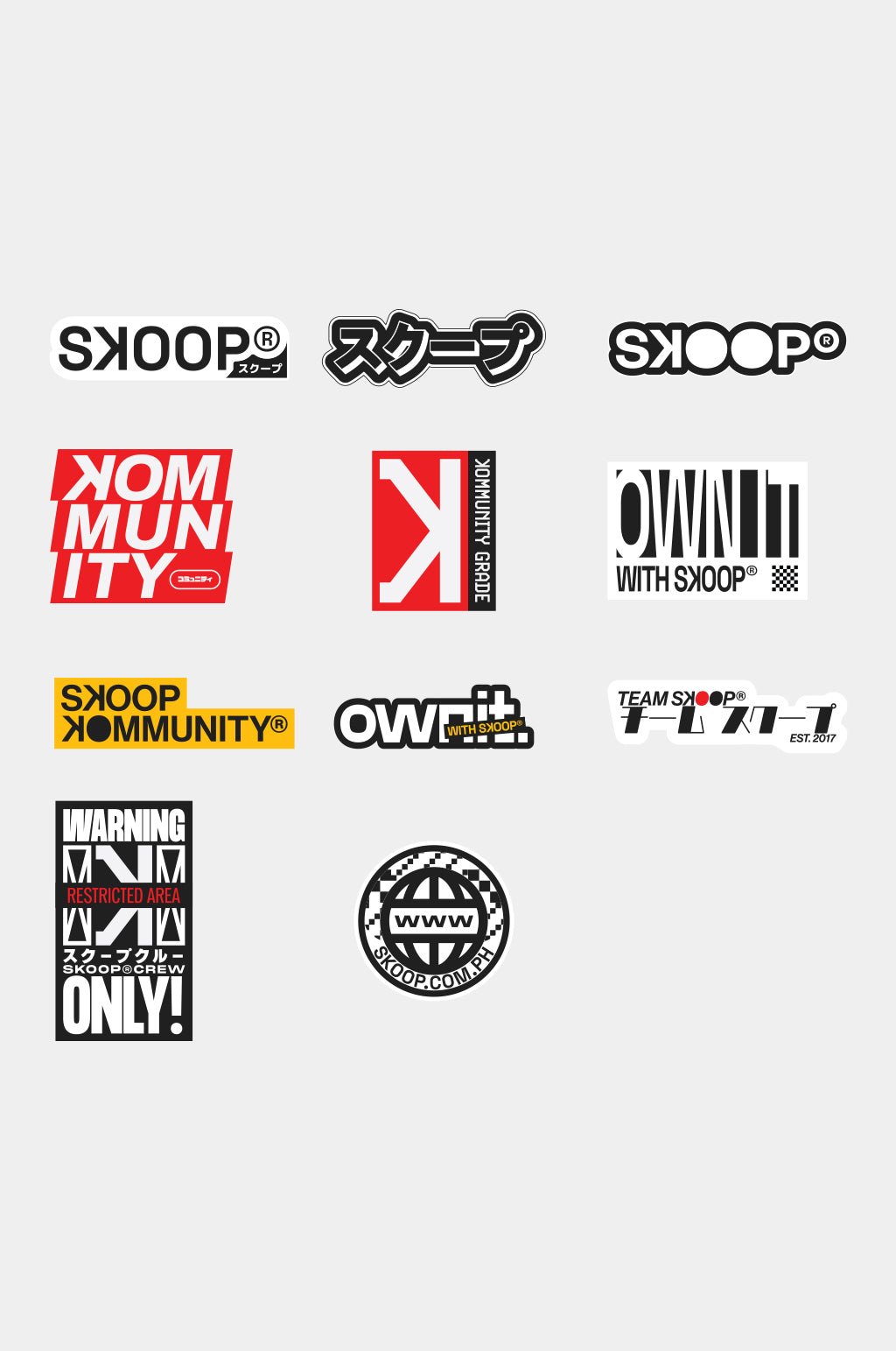 SKOOP® Sticker Pack - SKOOP