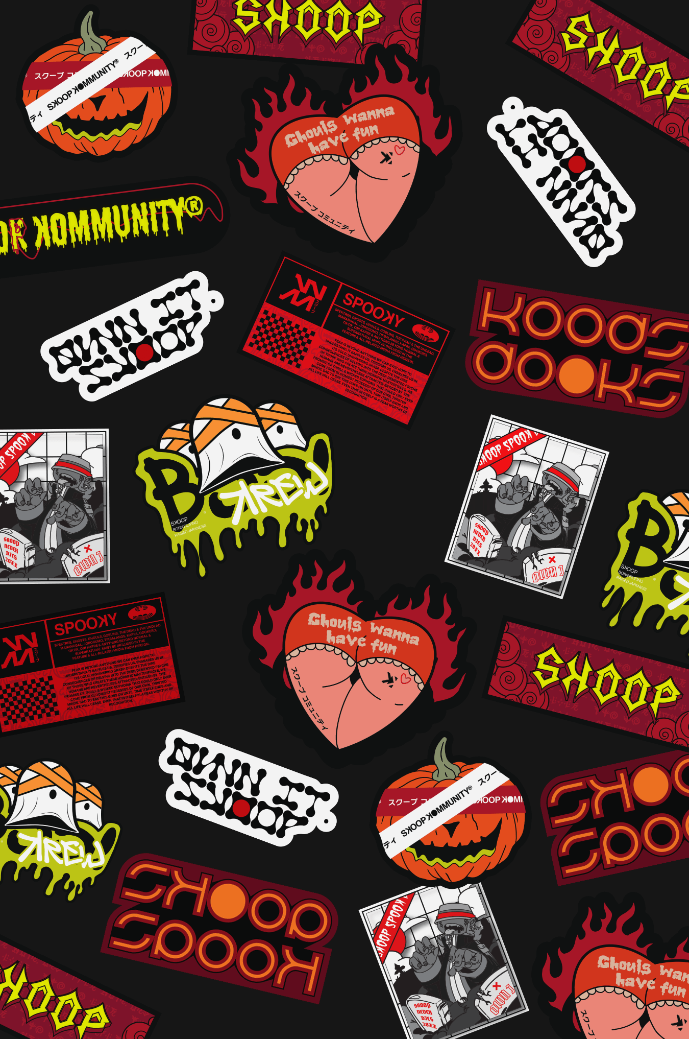 SPOOKREW Halloween Sticker Booster Pack - SKOOP