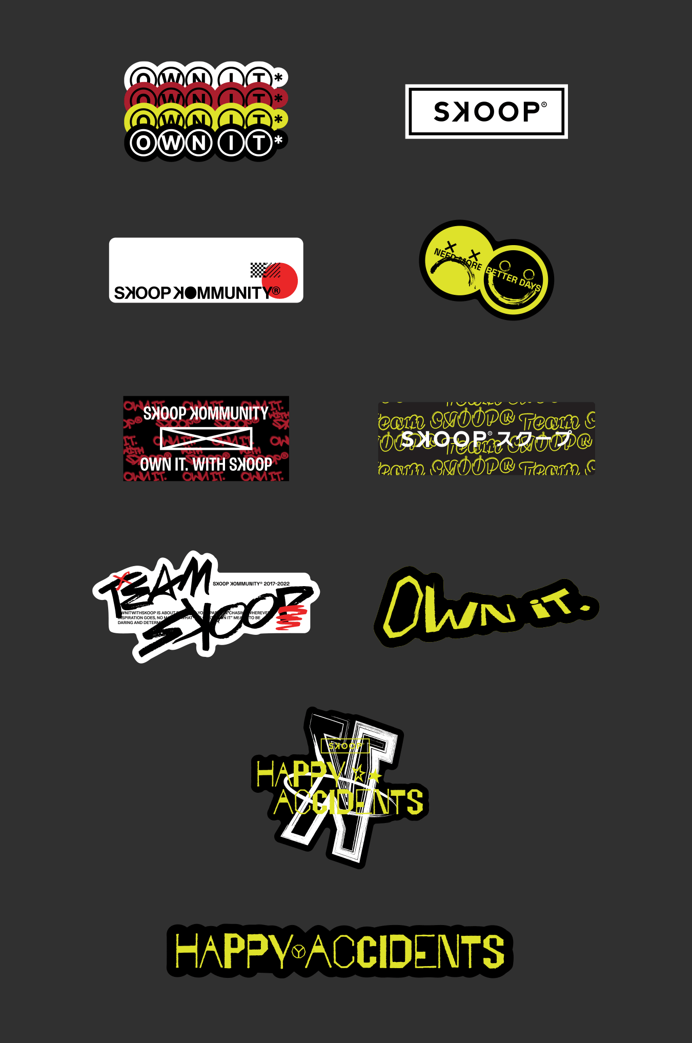SKOOP® Happy Accidents Sticker Boosterpack - SKOOP