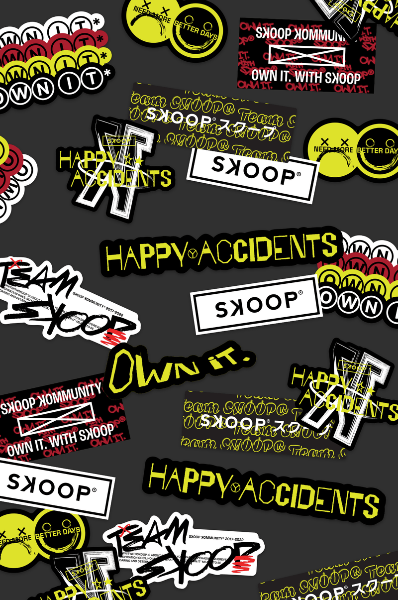 SKOOP® Happy Accidents Sticker Boosterpack - SKOOP