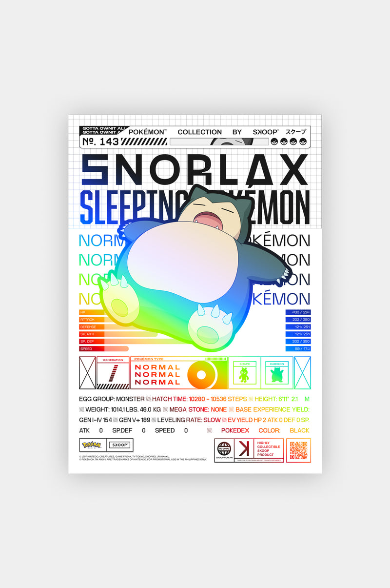 SNORLAX - POKÉMON™ Posters by SKOOP® - SKOOP