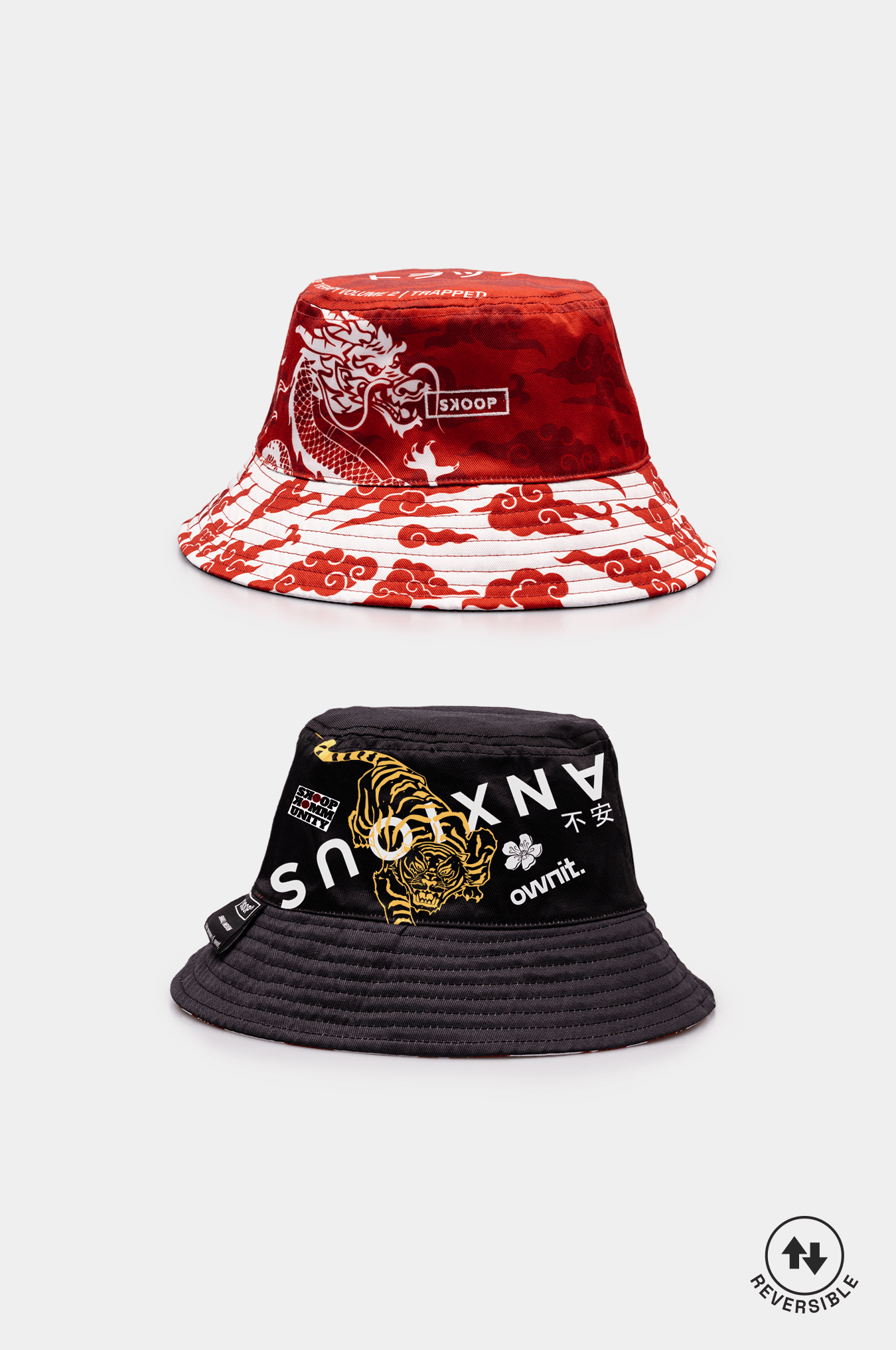 SKOOP® Kiiro Kumo Reversible Bucket Hat - SKOOP