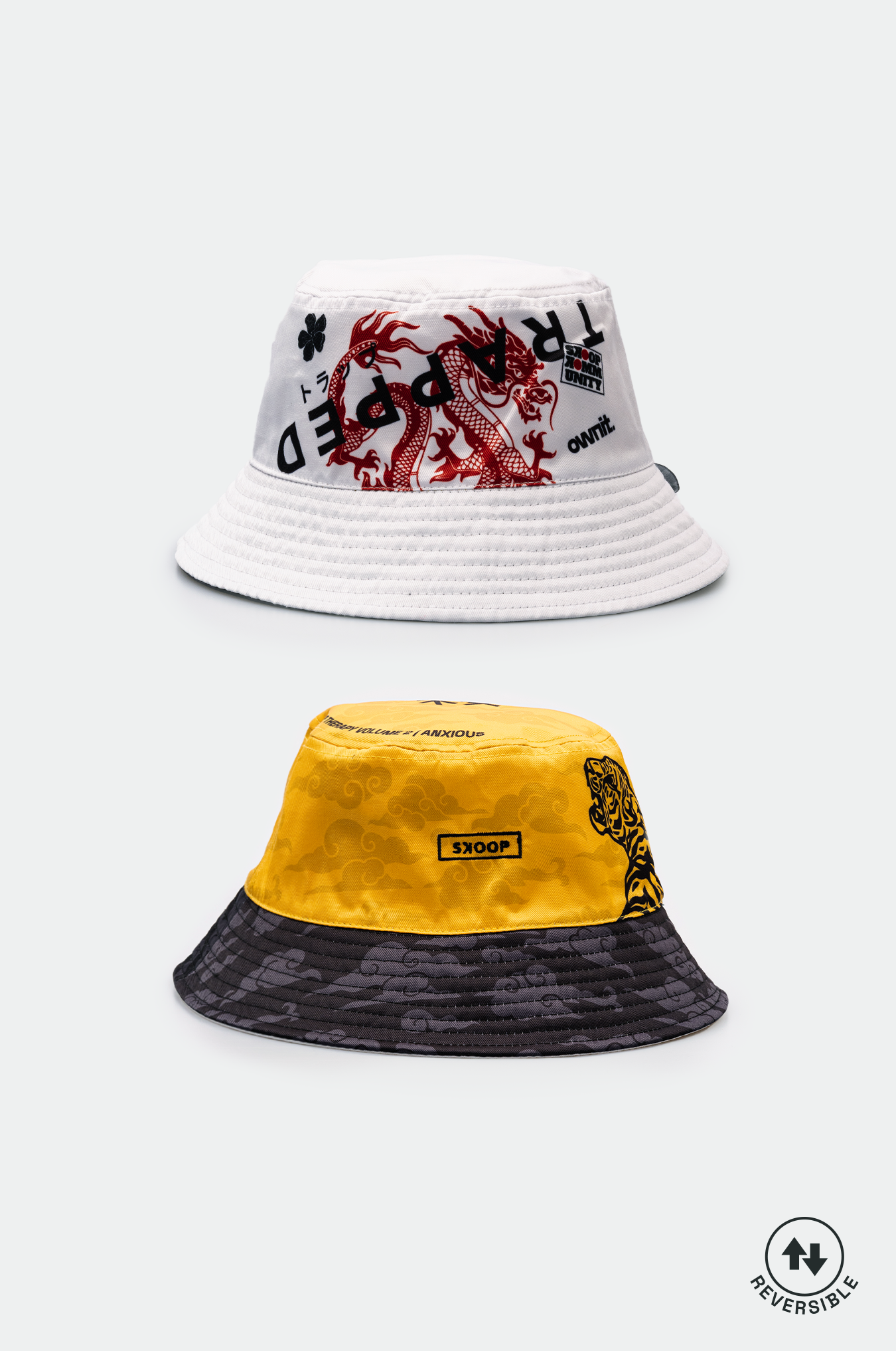 Akai Kumo Reversible Bucket Hat Retail Therapy - SKOOP Kommunity