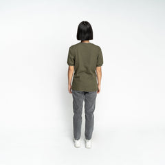 Signature Army Green Waffle Tee - SKOOP